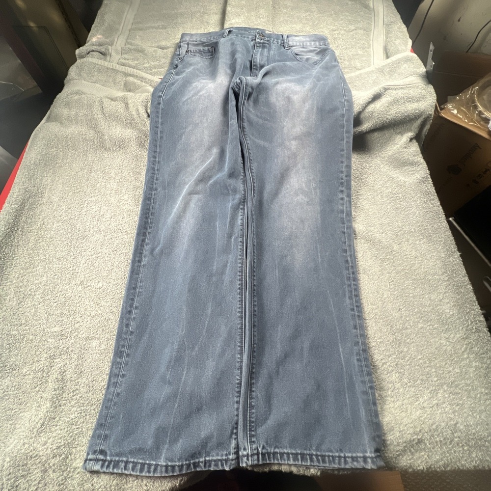 Sean John Premium Denim Relaxed Fit Jeans Mens W36x34L Cotton Y2K Distressed
